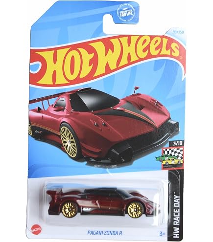 Amazon.co.jp: Hot Wheels Pagani Zonda R, HW Turbo 1/5 [Blue] 72